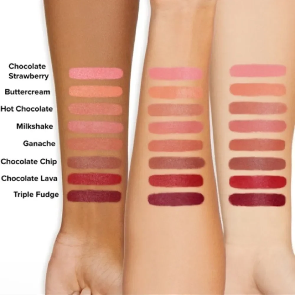 NIB Too Faced Buttercream Cocoa Bold Lipstick New Full Sz
